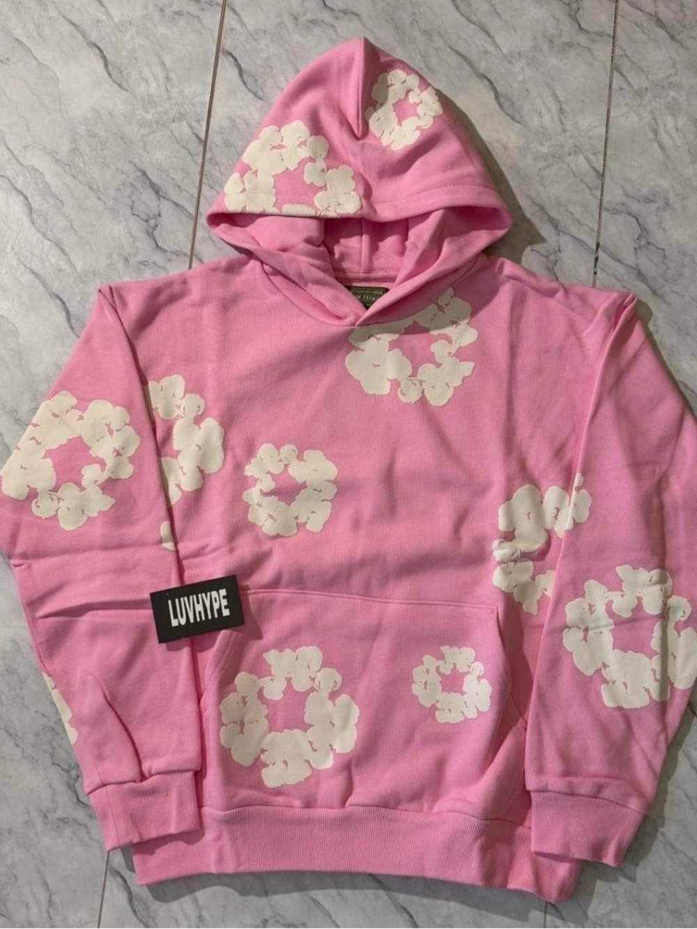 Pink Denim Tears Hoodie